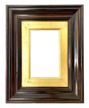 Cadre en bois noirci - 20,40 x 12,50 - REF- 1907